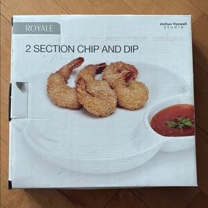 Royale 2 Section Chip and Dip